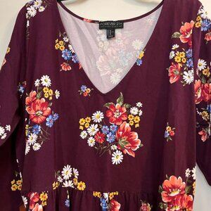 Forever 21 Floral Plus Size Dress